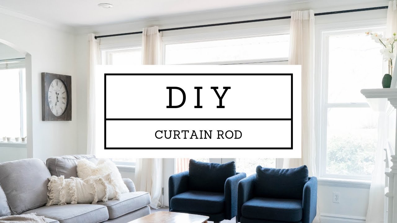 DIY Custom Curtain Rod - Steel Pipe - 15 FEET LONG