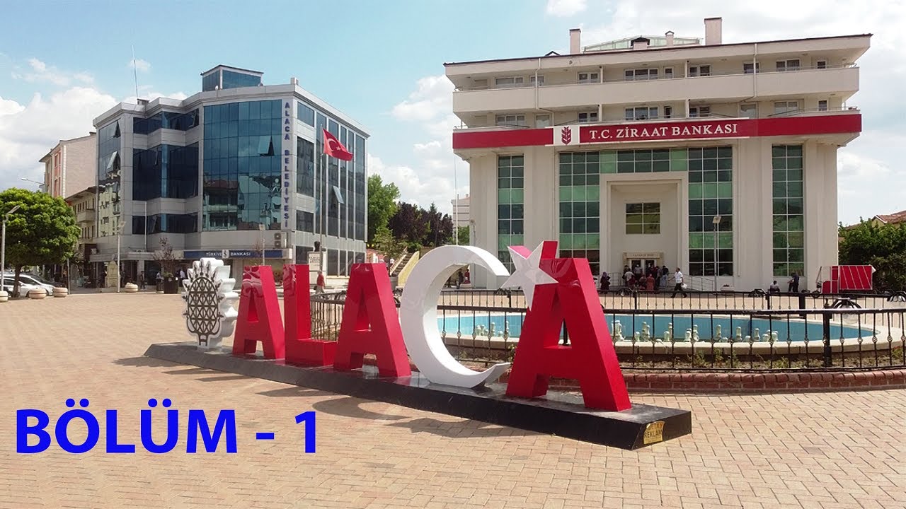 Alaca /1. bölüm / dron / Denizhan mh / Battal dede parkı / Özhan Mh / arıtma tesisi / 2K