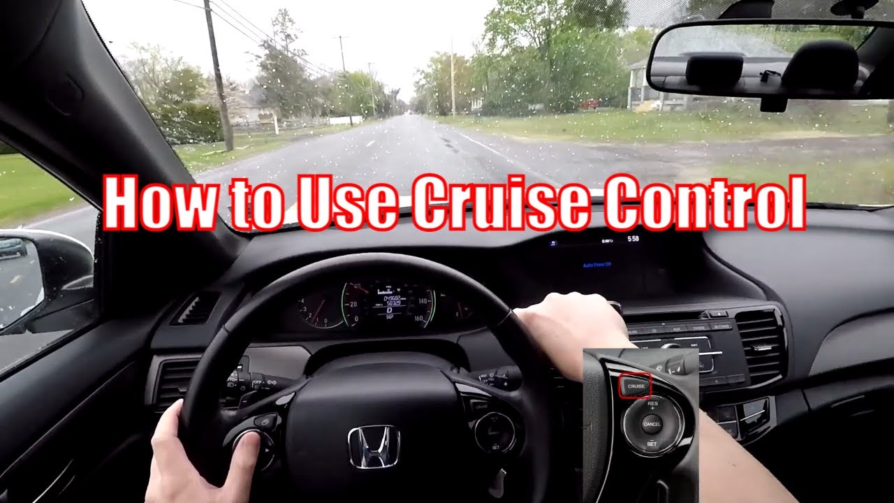 How to Use Cruise Control on a Honda