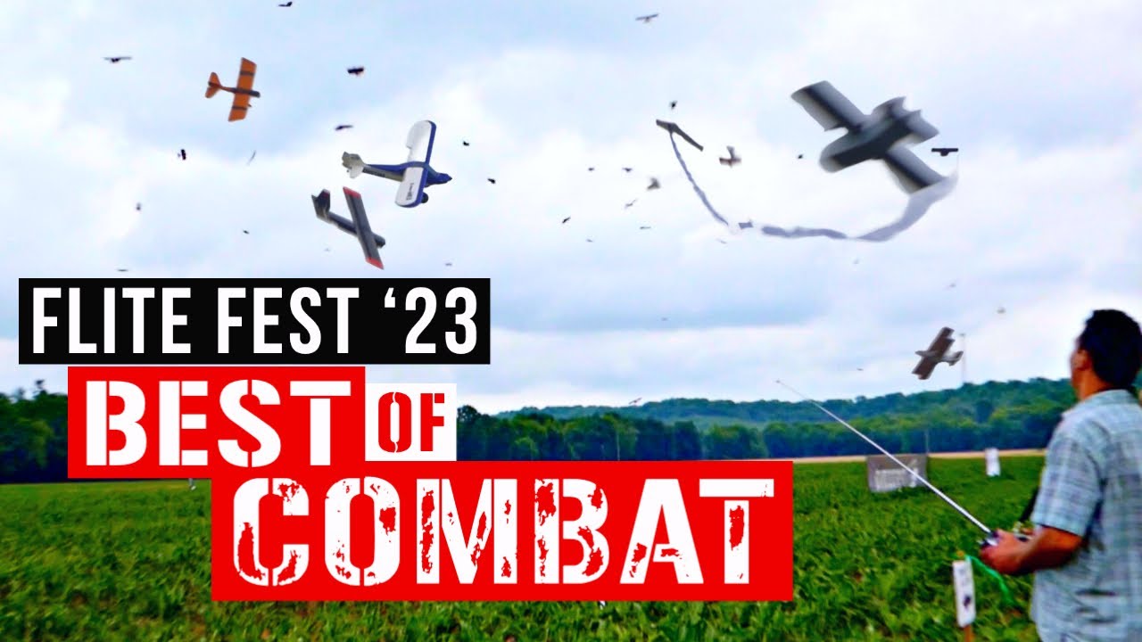 🛫💥What goes up, MUST CRASH!! Best of COMBAT (RC Plane Dogfight) Flite Fest 2023