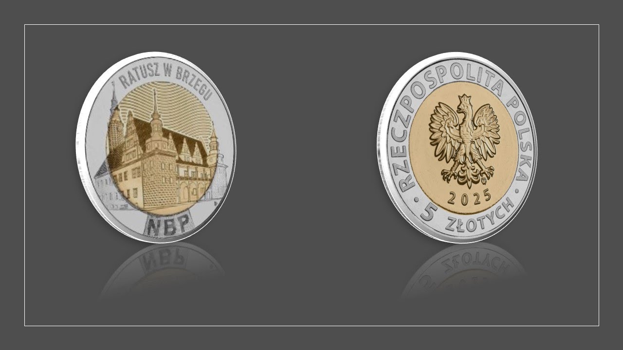 5 złotych 2025 - Ratusz w Brzegu