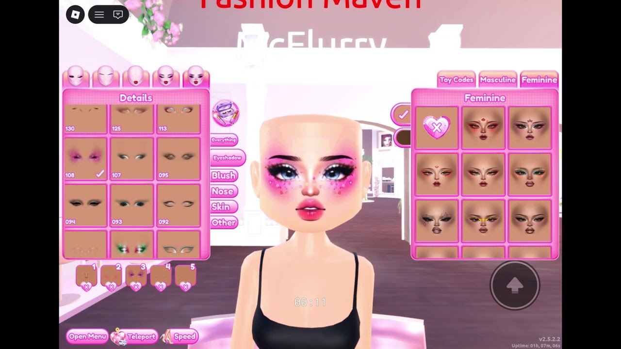 How to make my avatar in dress to impress
