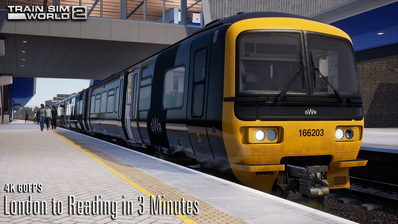 London to Reading in 3 Minutes - Great Western Express - Timelapse - Train Sim World 2