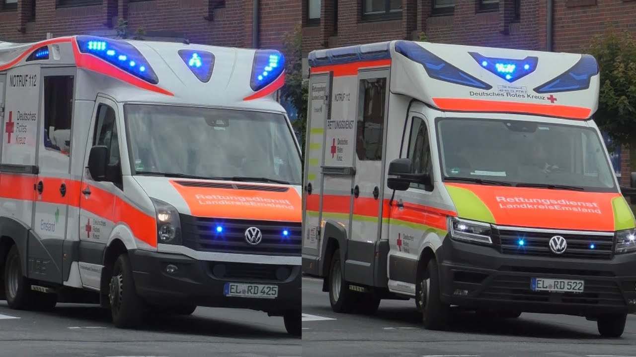 Volkswagen Crafter Tigis & Tigis N20 auf einsatzfahrten in Meppen(DE)
