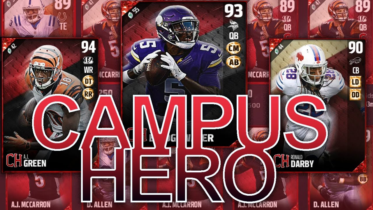 CAMPUS HERO PACK OPENING : FIRE PULL : MADDEN 17 ULTIMATE TEAM