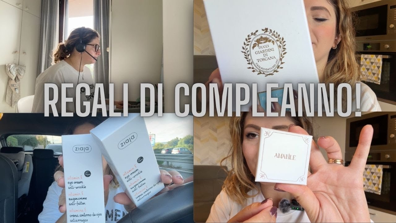 VACANZE FINITE!! VI MOSTRO I REGALI DI COMPLEANNO!