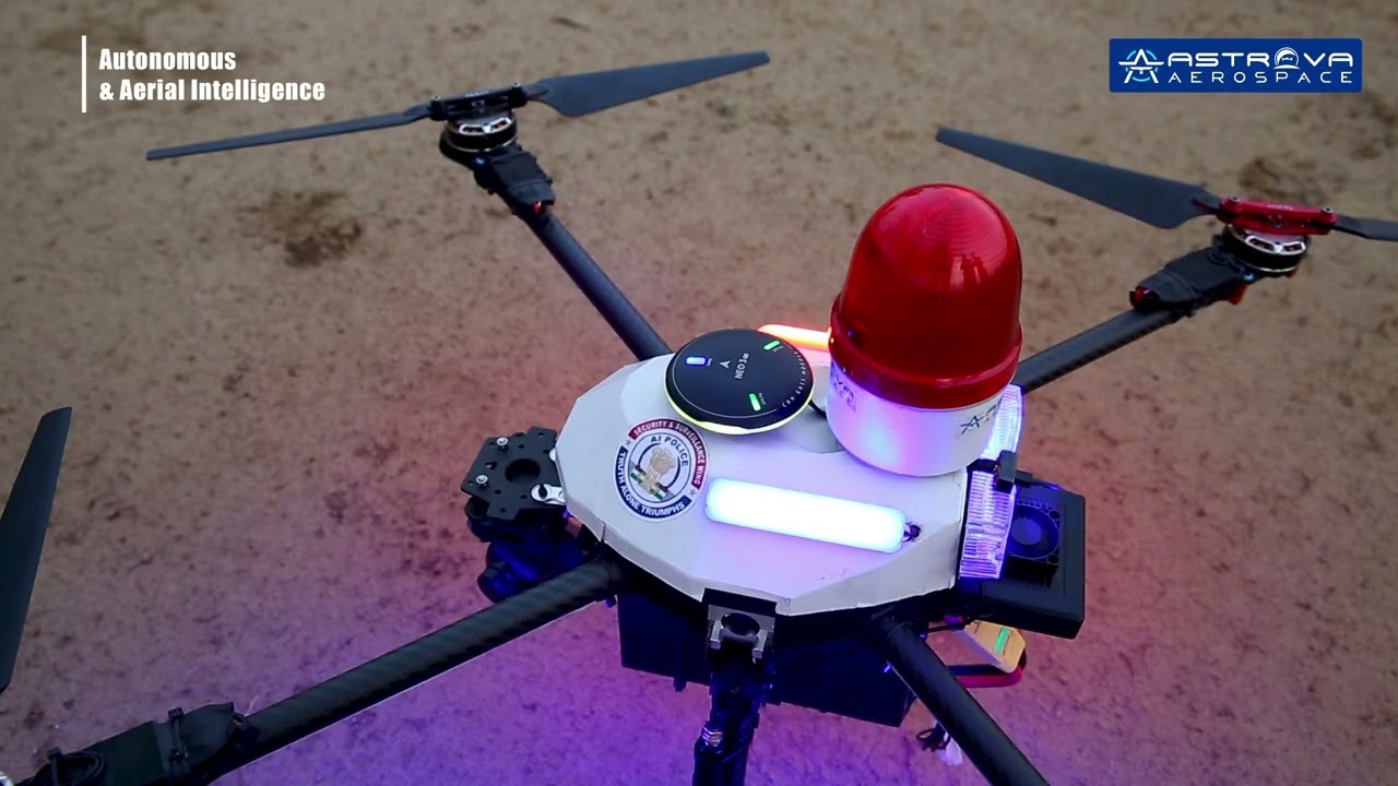 Astrova AerialAi X1 Drone&ndash;India&rsquo;s Smartest Surveillance & AI Drone | AI Drone for Police Department