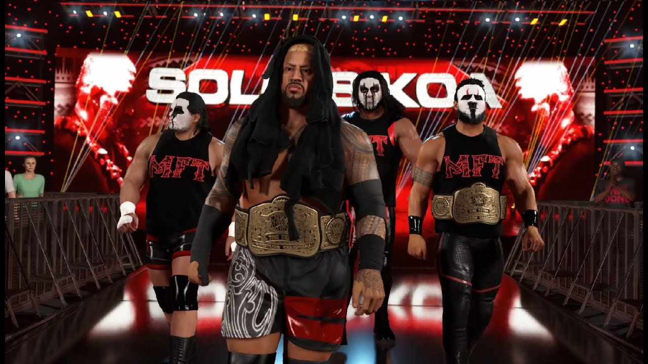 WWE 2K25 The Wyatt Sicks vs. The MFTs Tag Team Title SmackDown