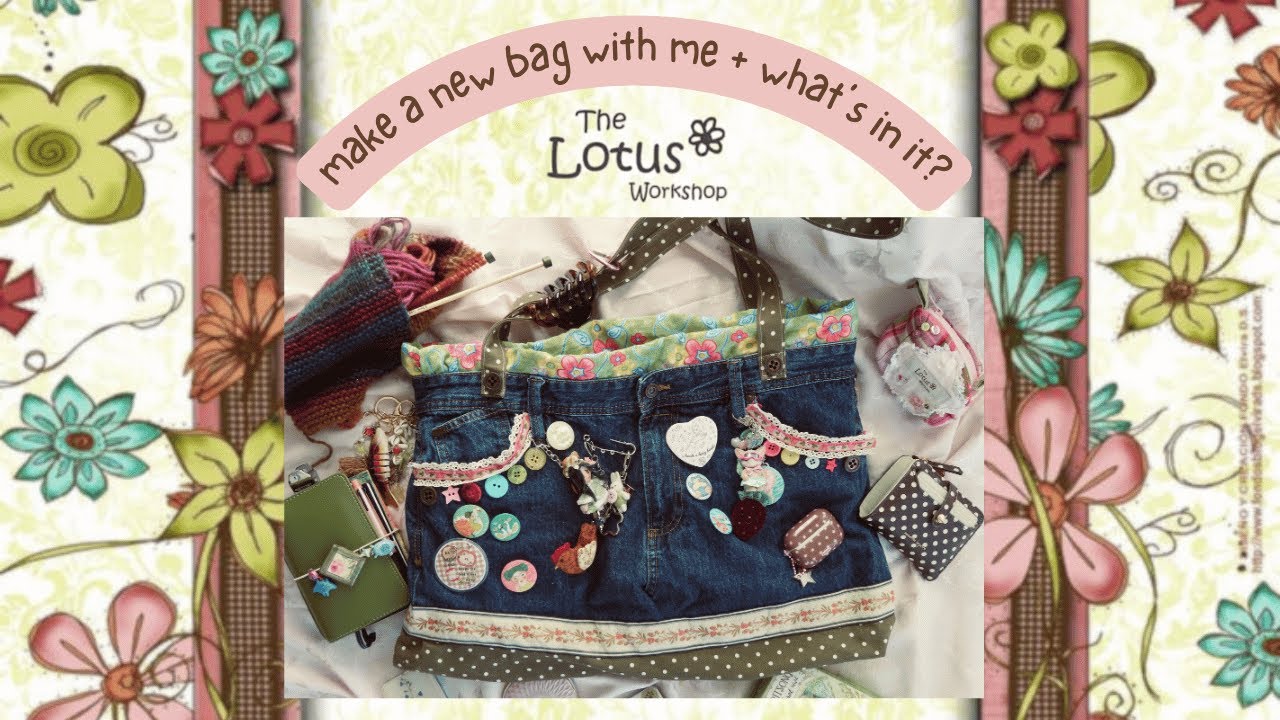 -‘๑’-what's in my handmade bag? (make the bag w me first lol)-‘๑’-