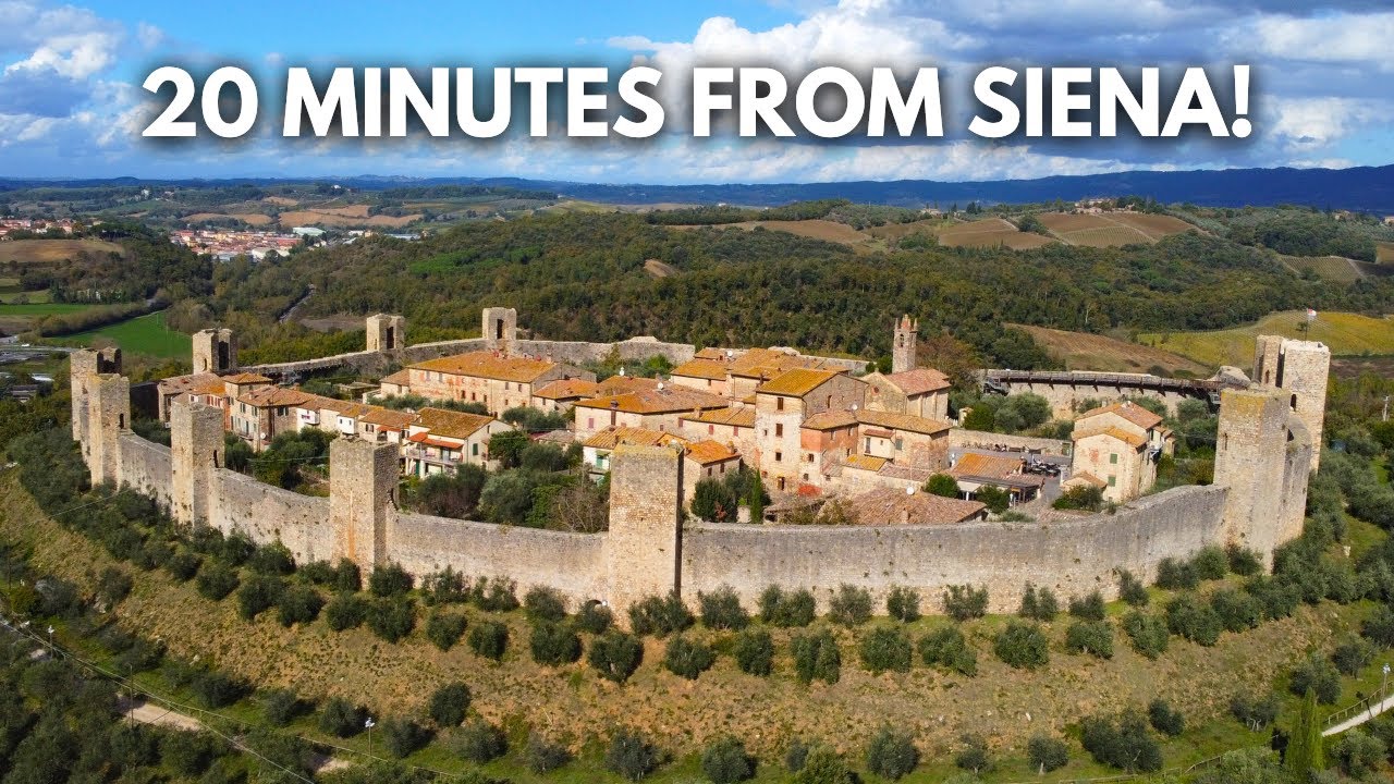 Tuscany Day Trip from Siena to Monteriggioni, Italy! 🇮🇹