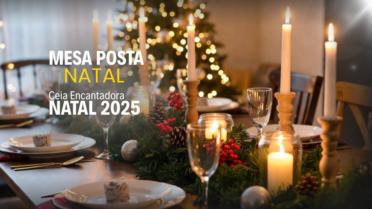 Mesa Posta de Natal – Ideias Criativas para uma Ceia Encantadora