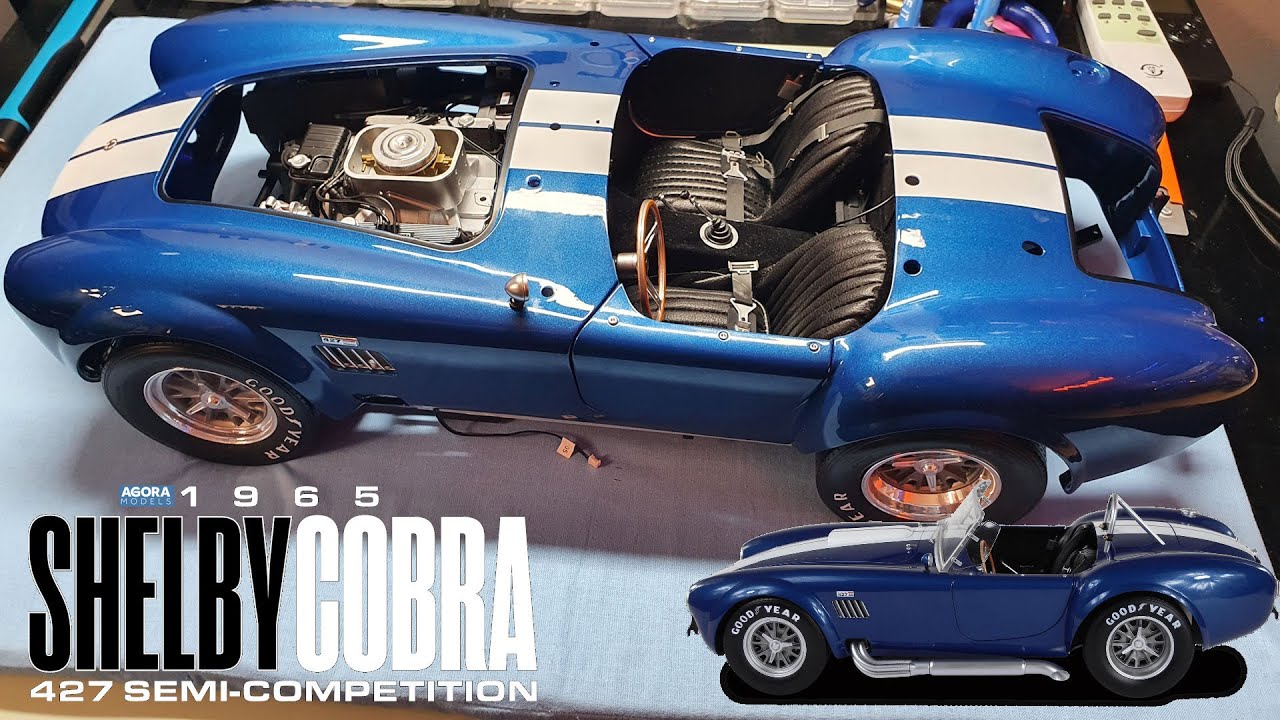 Agora Models 1965 Shelby Cobra 427 semi contest масштаб 1:8 — набор 11 — уровни 83–90