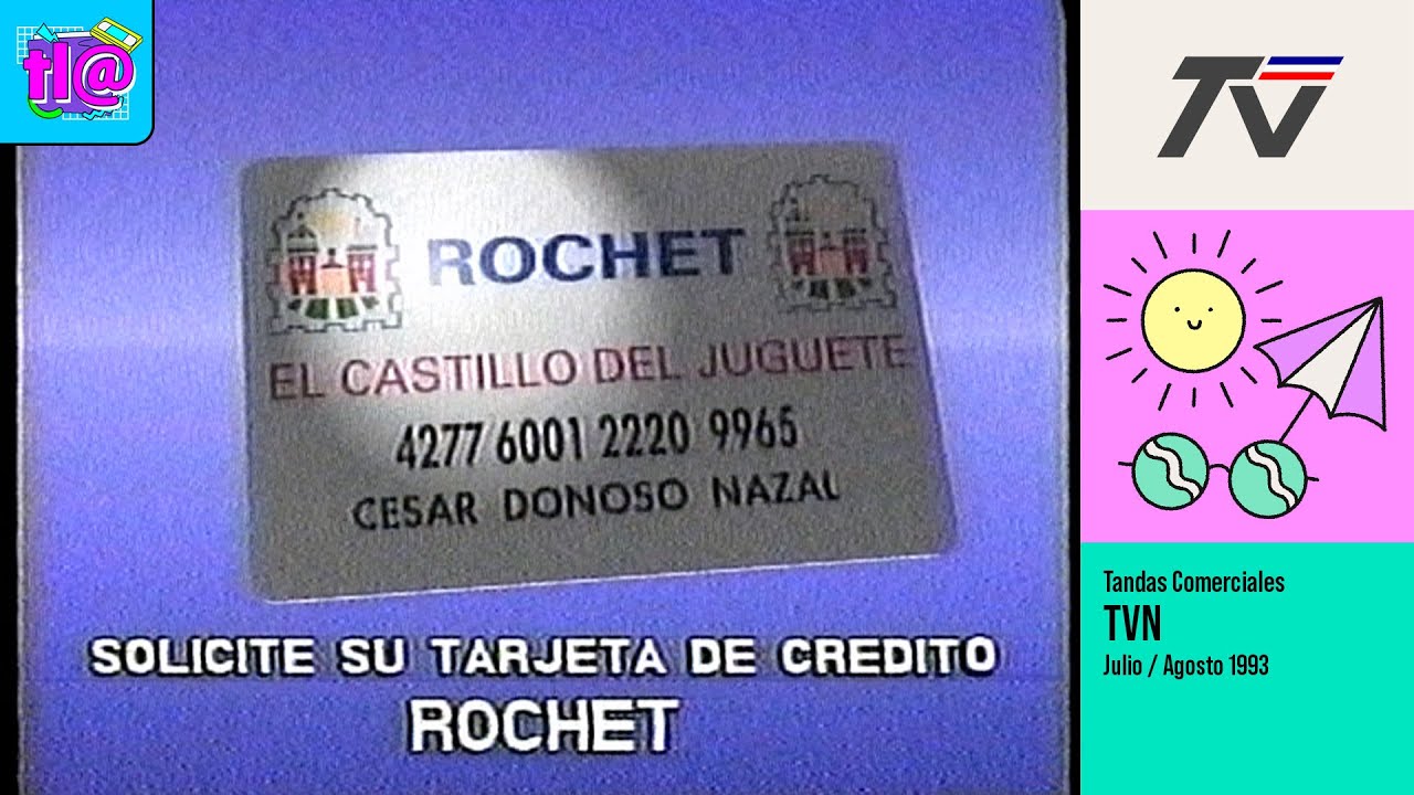 Tandas Comerciales TVN (Julio / Agosto 1993)