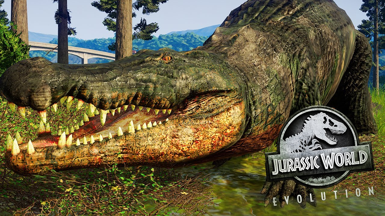 BIG CROC! Deinosuchus In Evolution! | Jurassic World: Evolution Mod Spotlight