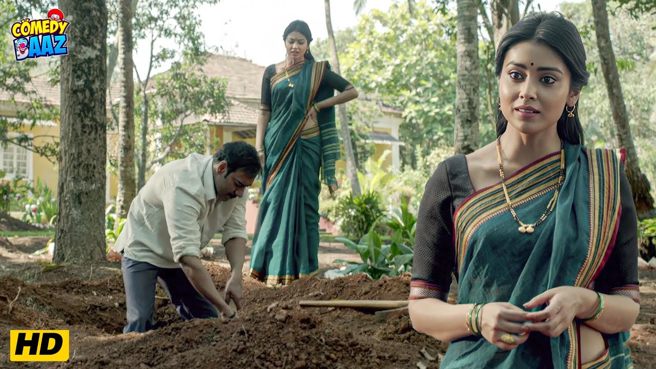 क्या गाड़ ने के लिए विजय खड्डा खोद रहा है | Ajay Devgn, Tabu | Drishyam | Superhit Suspense Movie