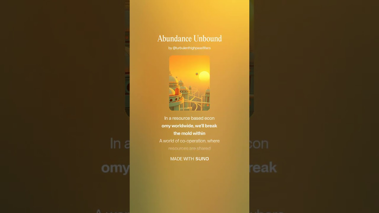 Abundance Unbound 3 #AI​ #Song​ by #Suno​ #lyrics​ by #Meta #music​ #newmusic​