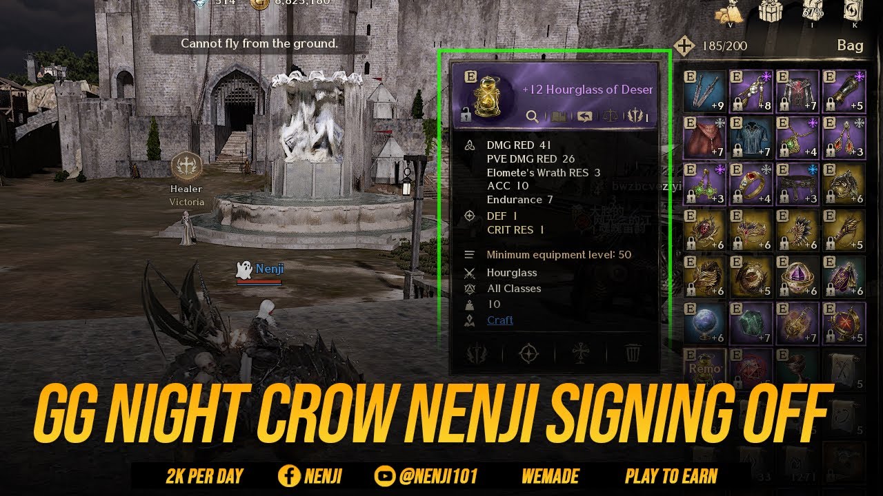 +12 hour glass GG Night crow best game ever! Nenji signing off