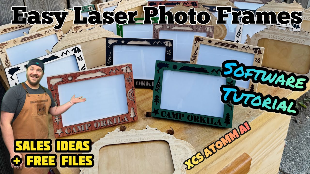 Easy Laser Picture Frames: Design Software Tutorials & Free Files, Sales Ideas, Laser Tips, & More