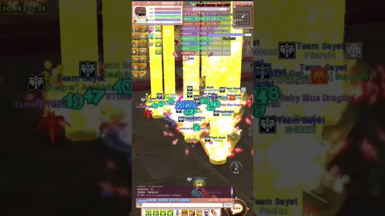 Flyff Universe - Mobile Games MMORPG - 1st Secret Room Guild Run #flyffuniverse #mmorpg #secretroom