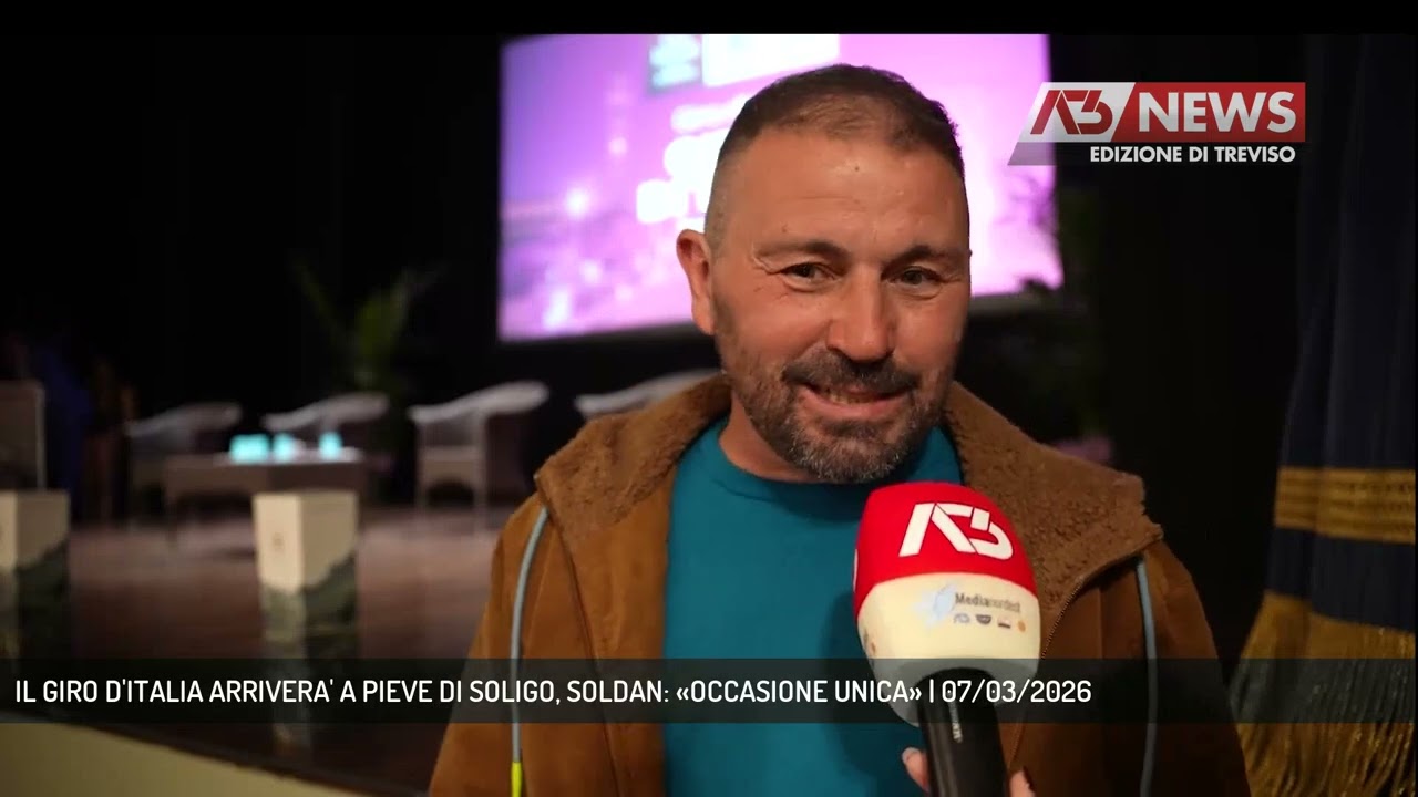 IL GIRO D'ITALIA ARRIVERA' A PIEVE DI SOLIGO, SOLDAN: «OCCASIONE UNICA» | 07/03/2026
