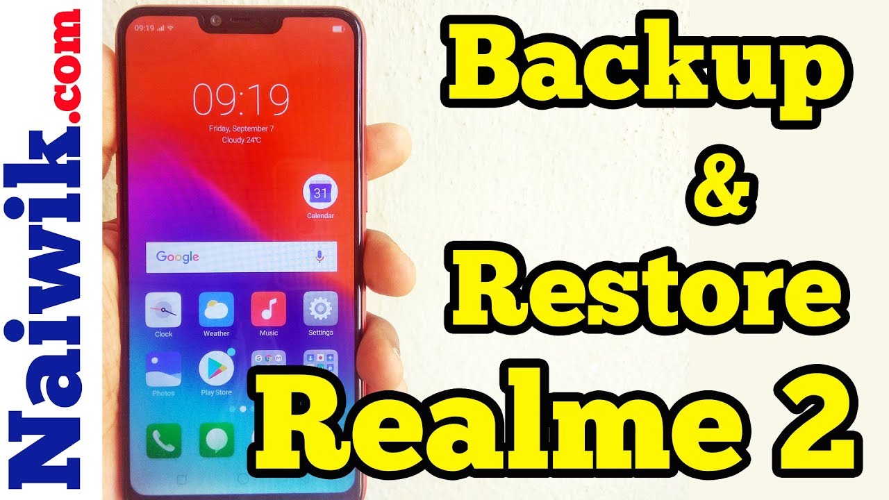 How to Backup & Restore in Oppo Realme 2