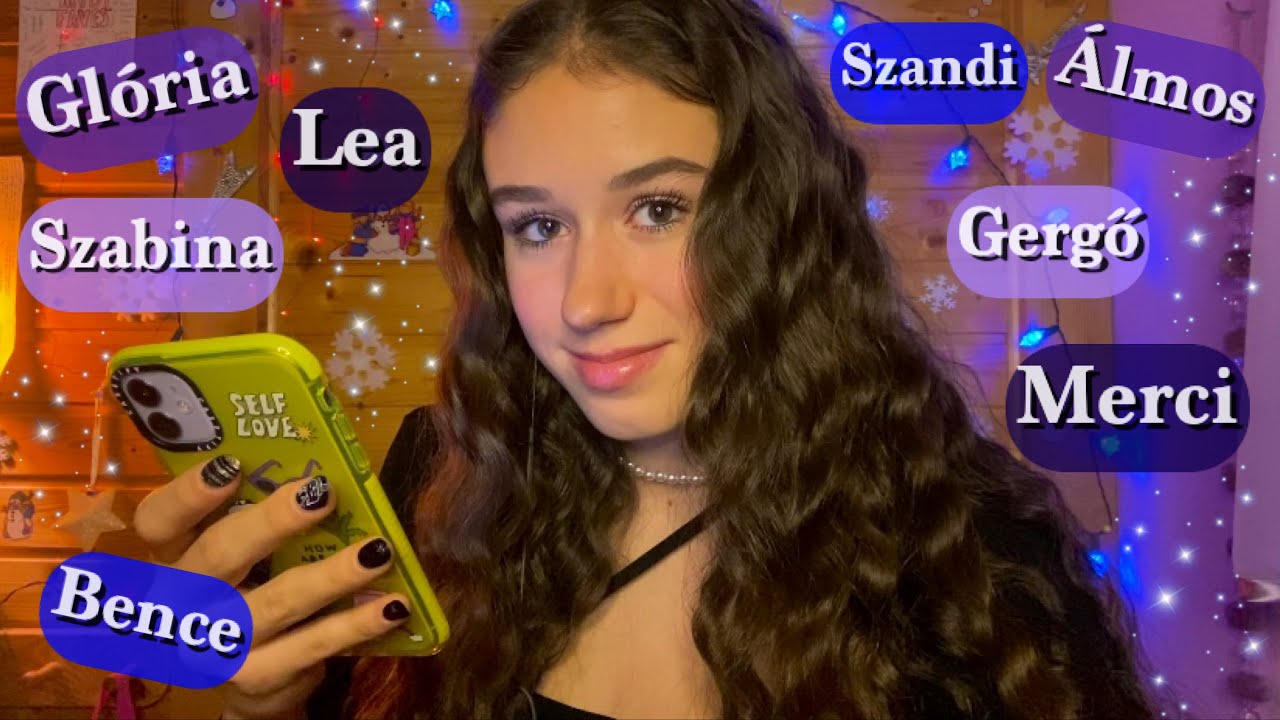 Magyar ASMR - Neveitek Felolvasása (első rész) 💜