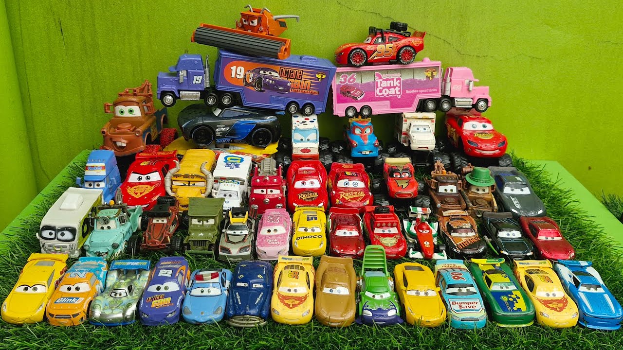 Disney Pixar Cars Lot Review and Unboxing | Full Lightning Mcqueen Bubble RC | ASMR Collection Cars