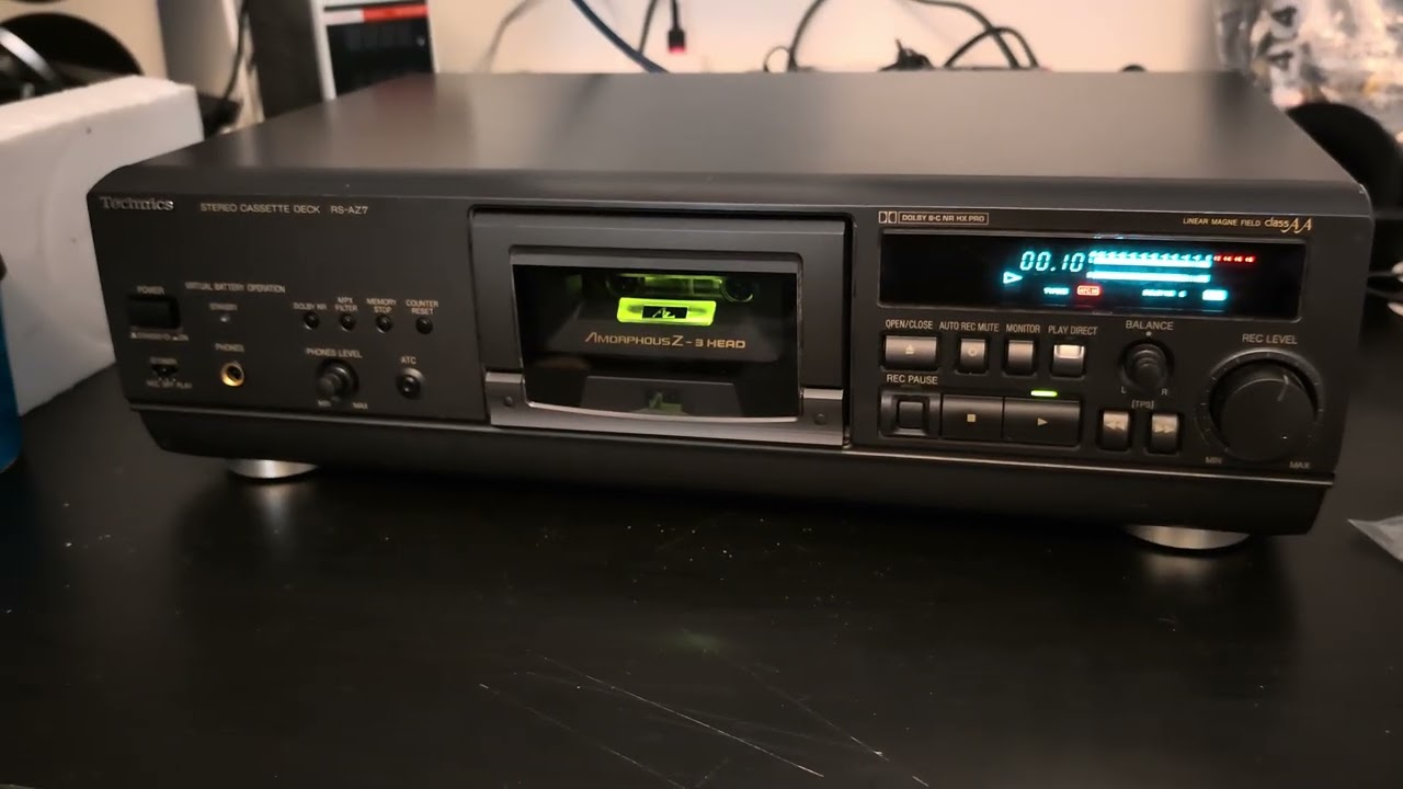 Technics RS-AZ7 proof of operation for sales add