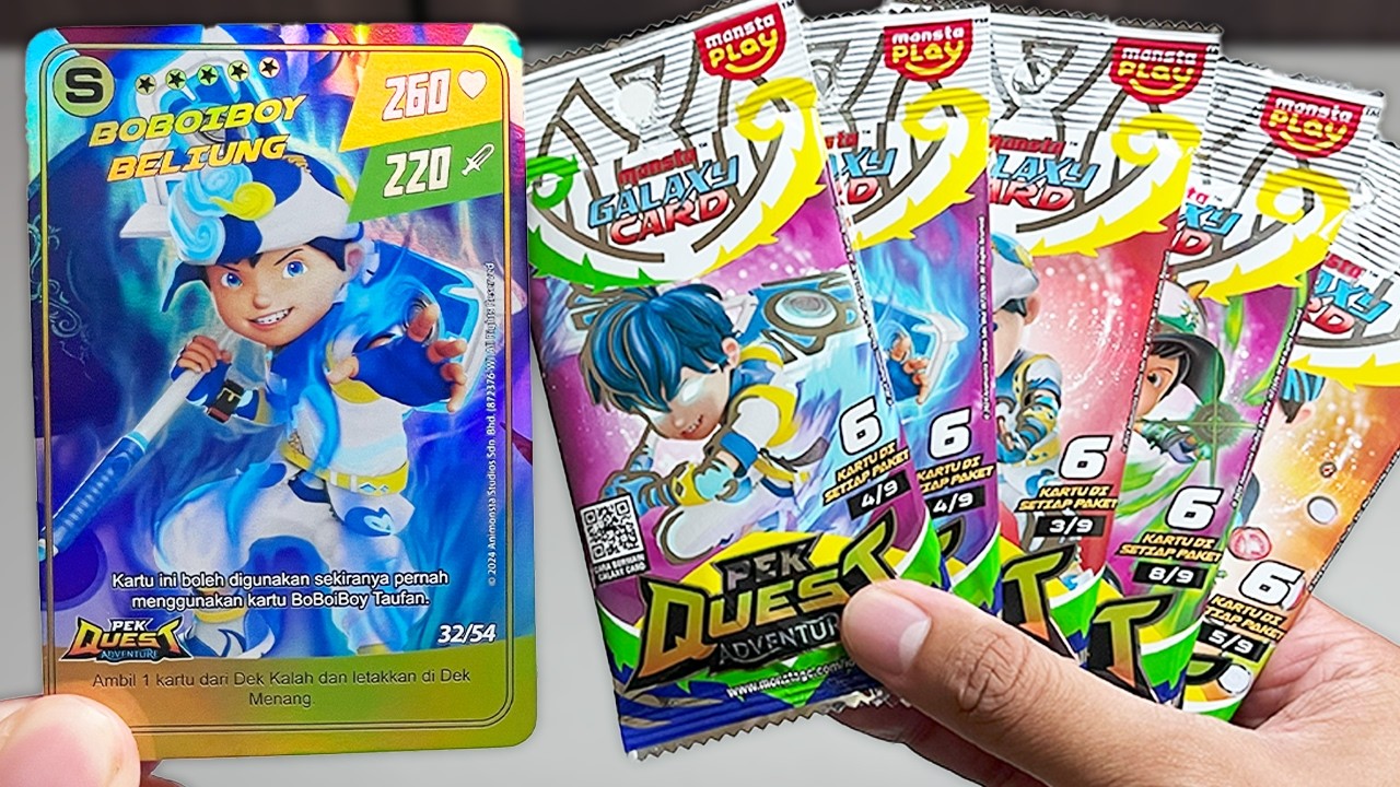 Unboxing Pek Quest Adventure! | Monsta Galaxy Card