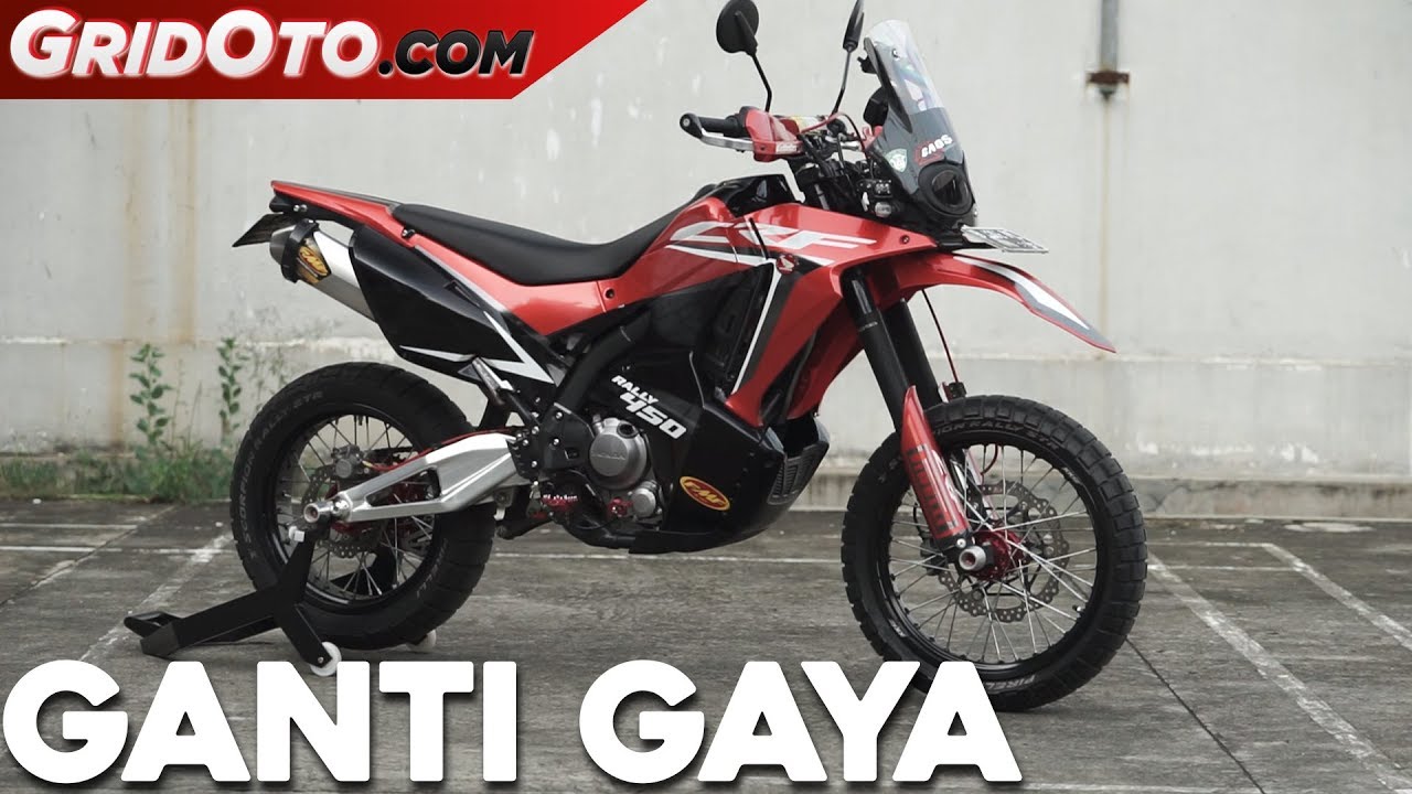 Honda CRF250 Rally Berubah Jadi Supermoto Kece | Modifikasi Motor | GridOto