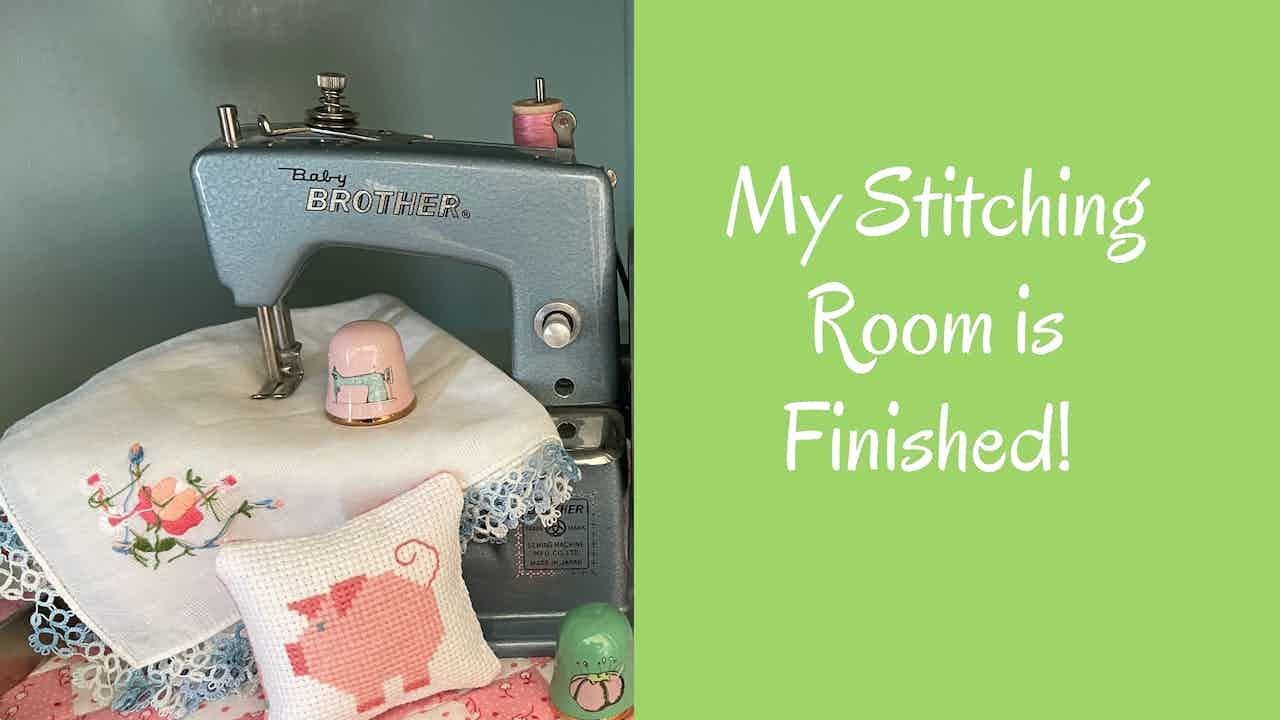 My Stitching Room is Finished! Complete Stitching Room Tour! You don't want to miss!