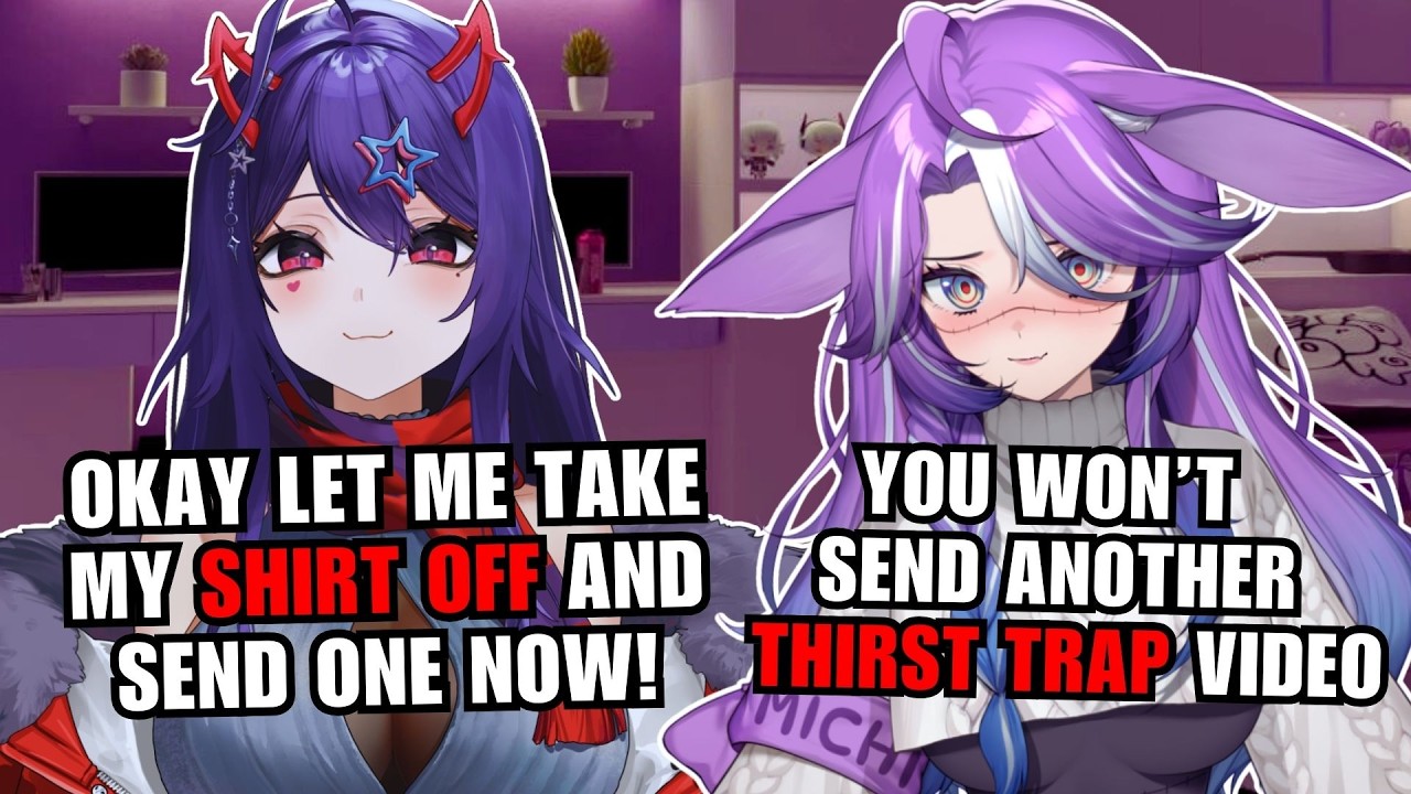 Michi Gets Flustered By Numi Sending a IRL Video of Her Body