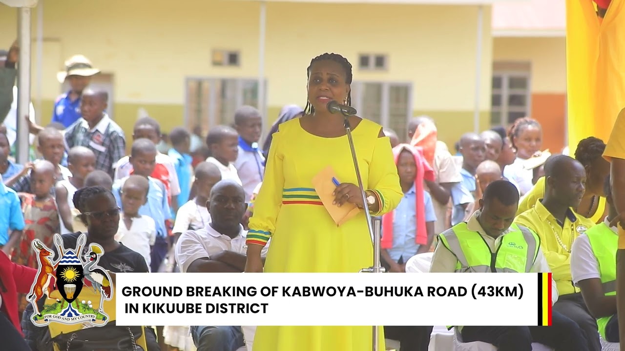 Ground Breaking of the Kabwoya-Buhuka Road in Kikube District (43KM)