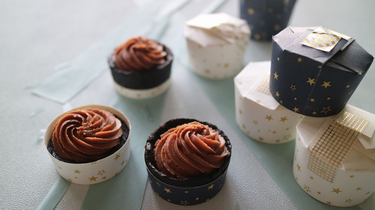 オーブン無しで作れる簡単!生チョコミニタルト♪