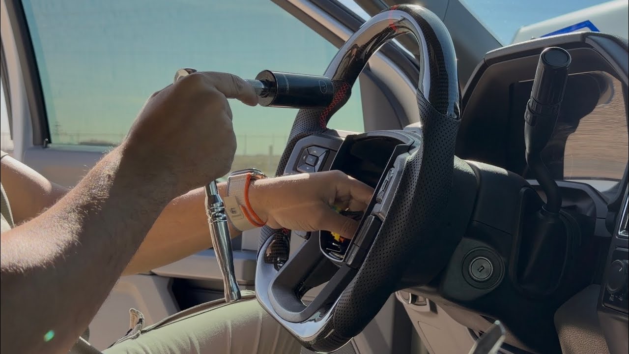 I Installed a Carbon Fiber Steering Wheel on My 2015 F-150 — Huge Interior Upgrade!