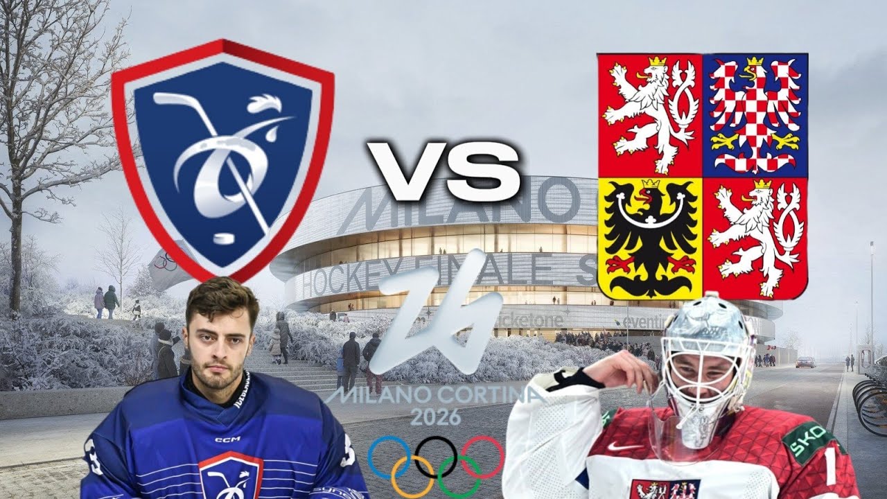 NHL 26 ZOH CORTINA MILÁN ČESKÁ REPUBLIKA VS FRANCIE