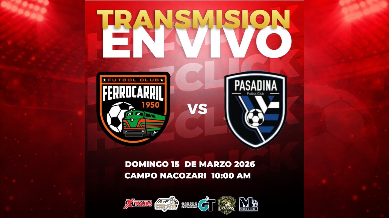 Liga Urbana de Primera Fuerza - Categoría Reservas: Ferrocarril vs Pasadina - Segundo -Tiempo