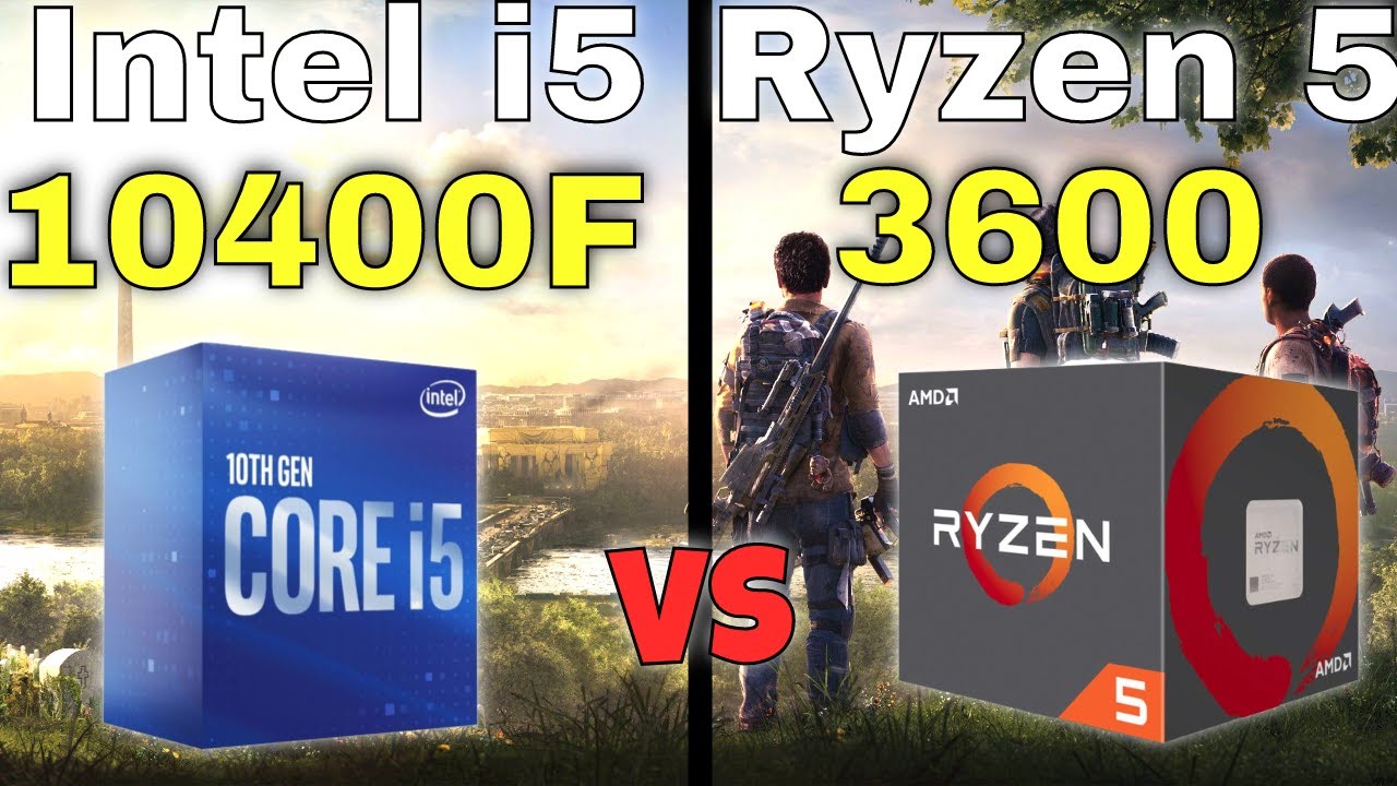 Intel i5 10400f vs AMD Ryzen 5 3600 🤔Gaming Benchmarks with an RTX 2070 FPS Comparison