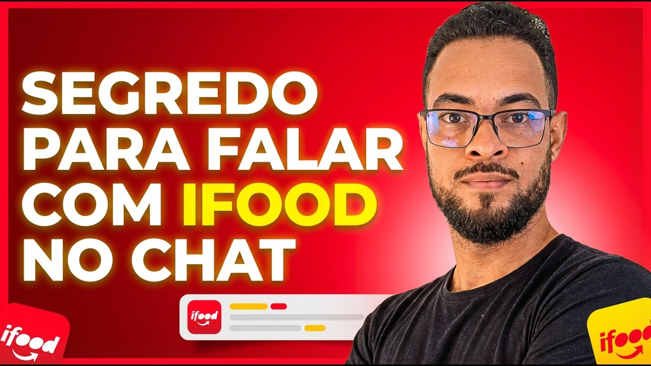 🔑 SEGREDO para falar com o CHAT do IFOOD