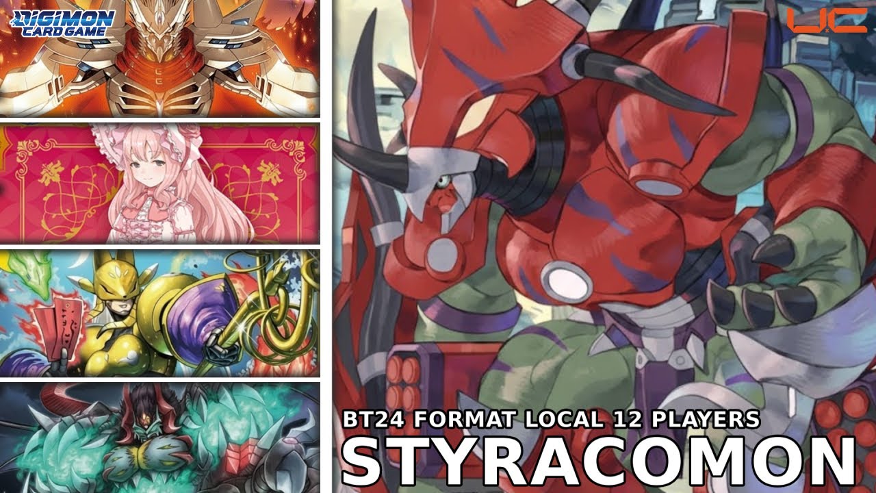 🦕 ¡PURO MAZO ROJO! Control de campo y destrucción de seguridades [Styracomon] | Digimon TCG