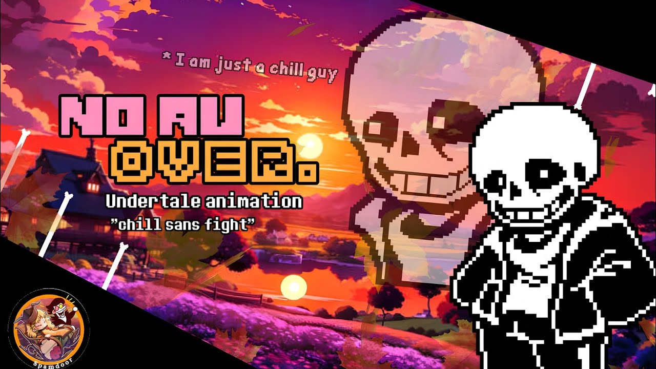 Undertale No AU Over -  Sans Fight (Animation)