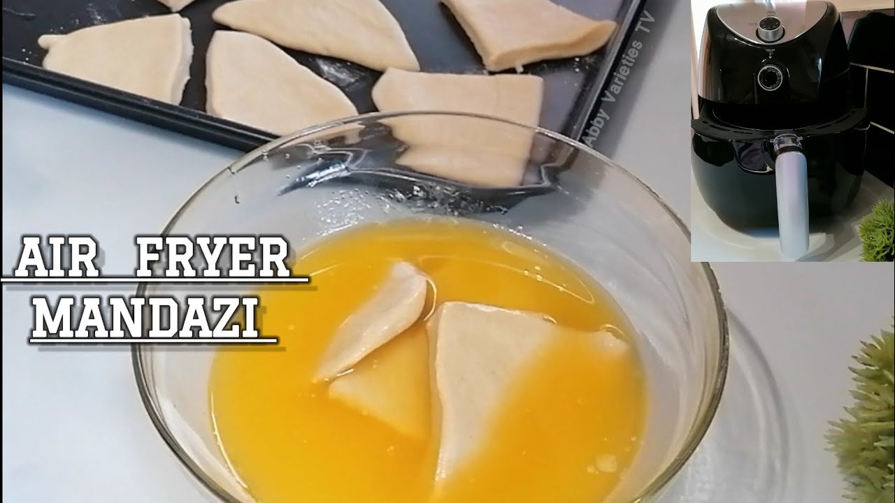 AIR FRYER MANDAZI RECIPE | 4 INGREDIENTS SOFT MANDAZI IN AIR FRYER, HOW TO MAKE / COOK MANDAZI