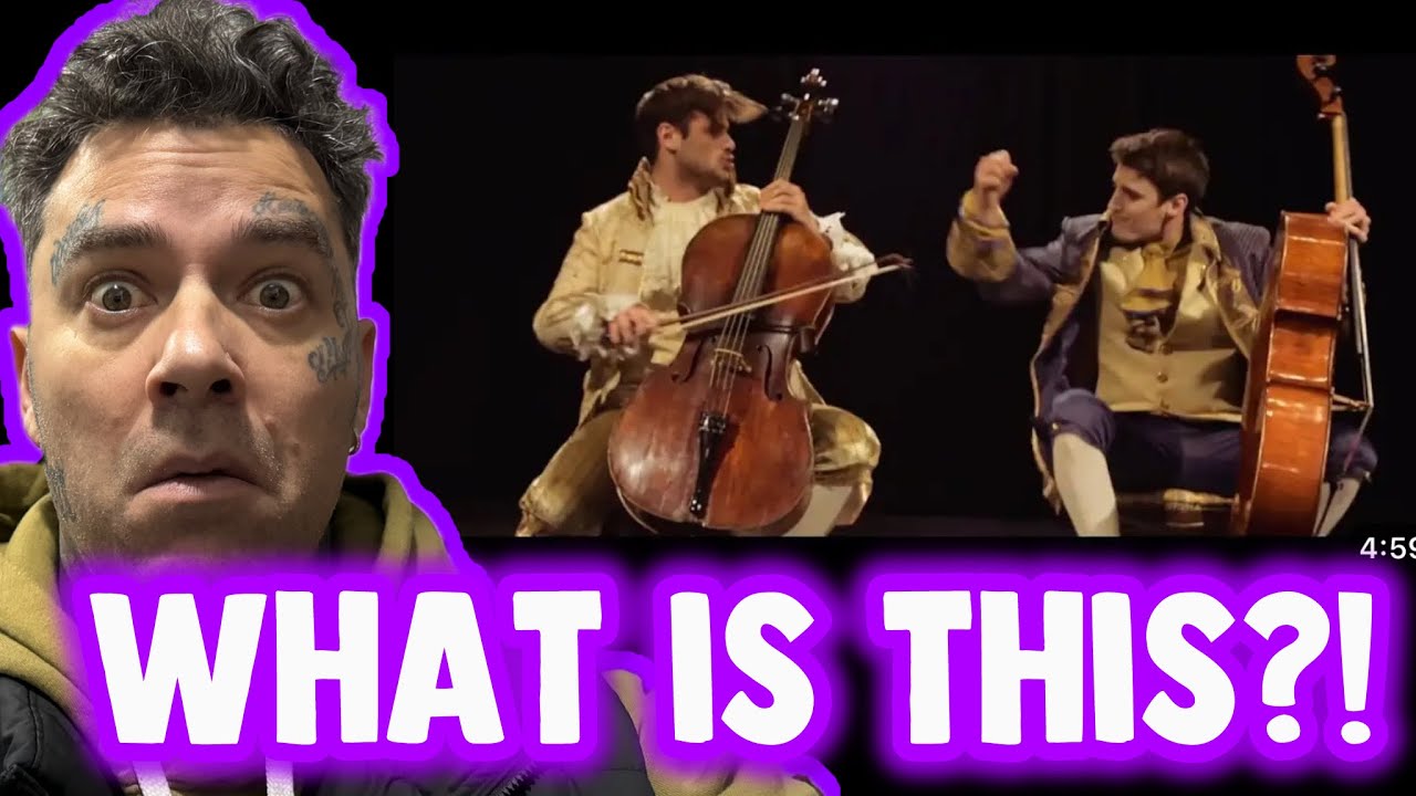 SERIOUSLY?! | Rapper FIRST TIME REACTION to 2CELLOS - Thunderstruck (OFFICIAL VIDEO)