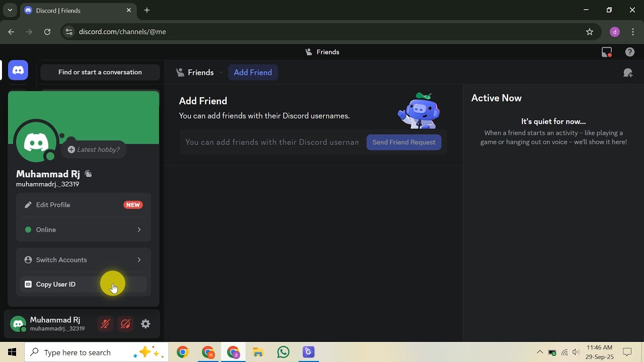 Как получить ссылку для приглашения друга в Discord