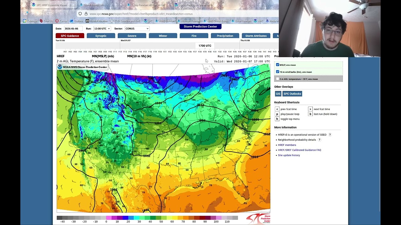 January 6th, 2026 Lansing Area Forecast