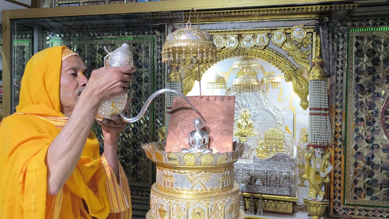 सर्व रोग शोक दुःख भय पीड़ा विनाशक प्रभु जी की शांति धारा जैन मन्दिर मसूरी 🏳‍🌈🏳‍🌈🙏🙏🌿🌿