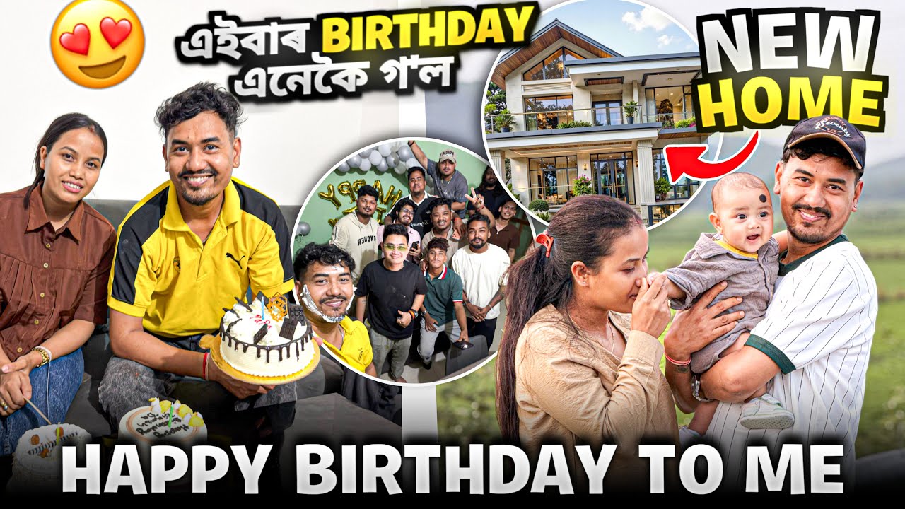 Happy Birthday Bikash Chetry 😍 new home 