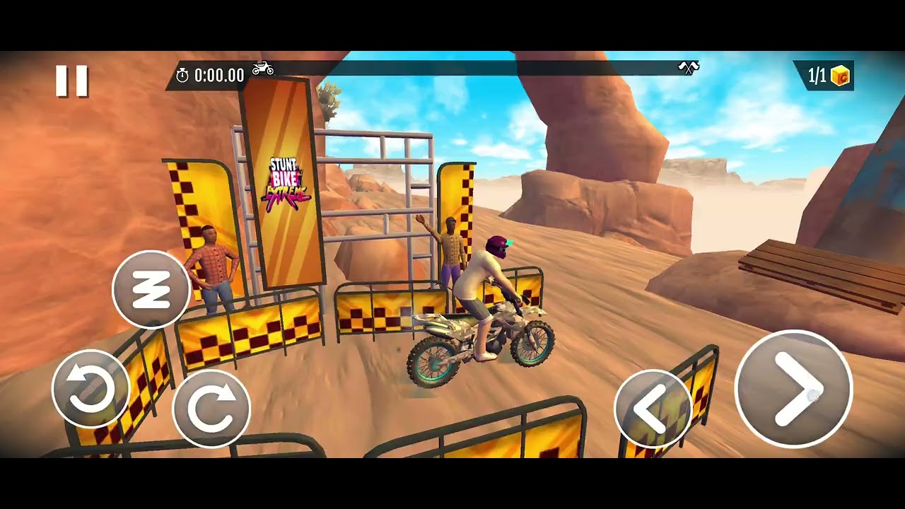 Jogando stunt bike extre 