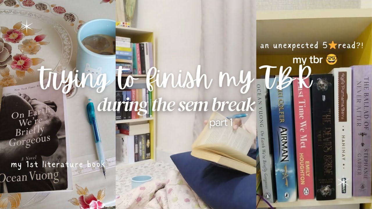 Trying to finish my TBR before the new semester starts 📚🕰 (part1)