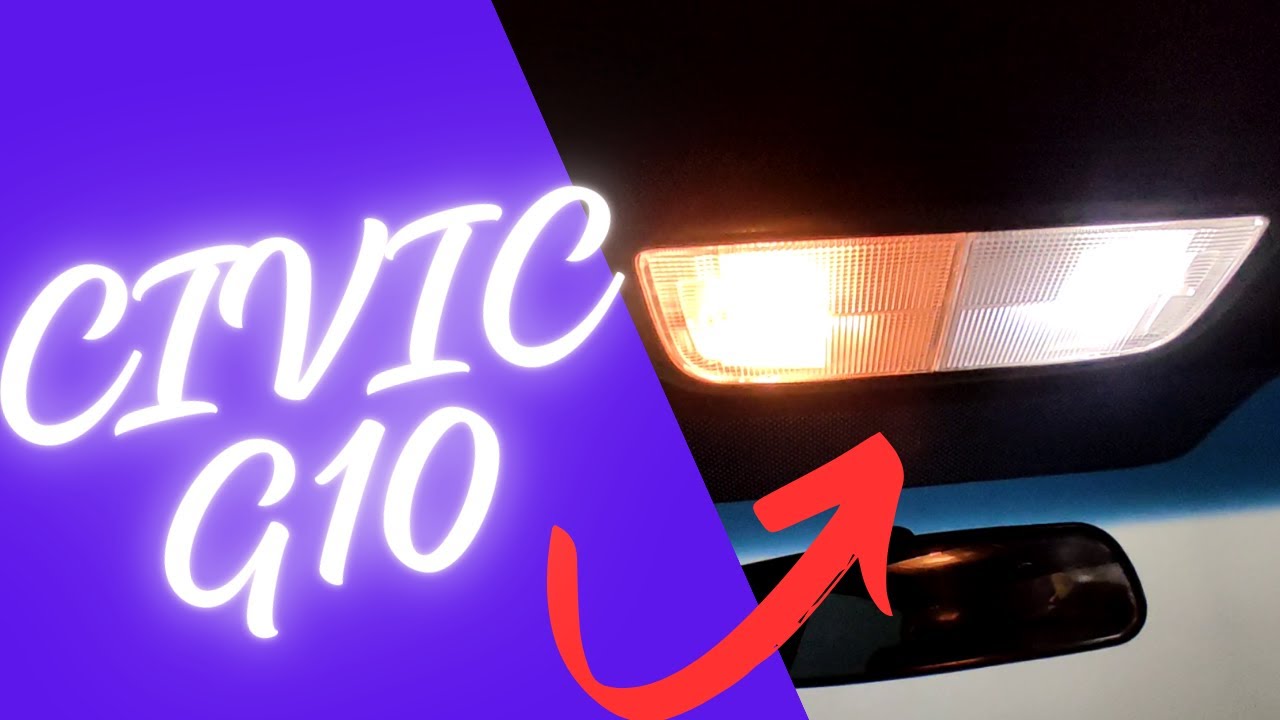 TROCA DAS LÂMPADAS INTERNAS E RÉ DO CIVIC G10